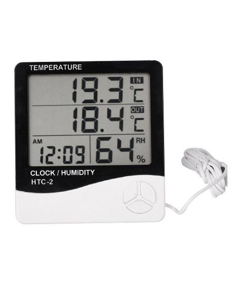 iShopping - VIP Deals Digital Clock With Temperature Humidity Meter