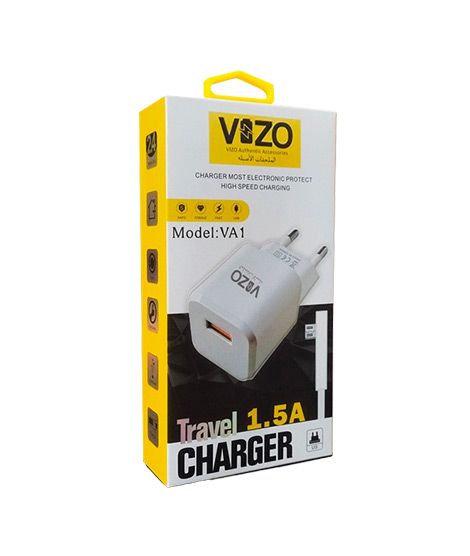 iShopping - Vizo 1.5A Micro USB Fast Charger - White (VA1)