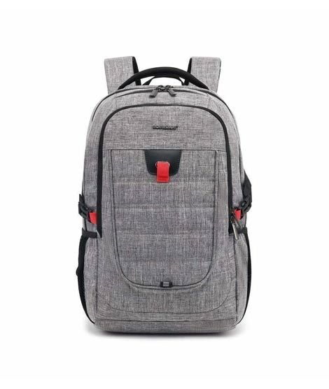 Aopinyou 15.6″ Laptop Shoulder Bag Pack Grey (AP-50)