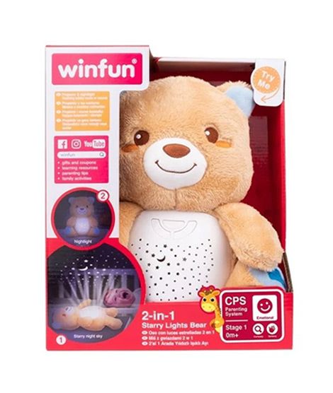 iShopping - Winfun 2 in 1 Starry Lights Bear Toy (0825)