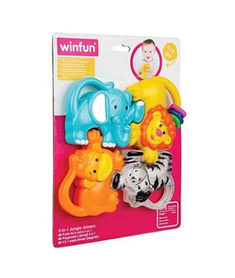 iShopping - Winfun 4 in 1 Jungle Joiners Rattles Toy Set (0633)