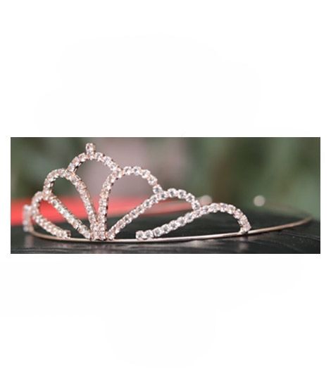 iShopping - Wish Luxury Crystal Crown Headband For Girls Golden