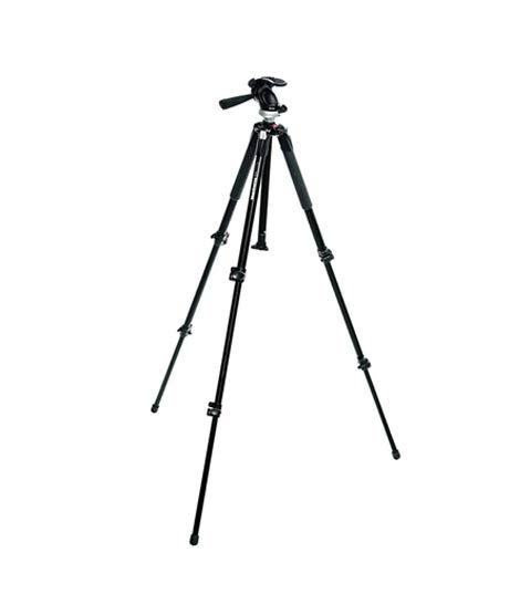 iShopping - Manfrotto Pro Aluminium Tripod With 391RC2 Head Black (190XB)