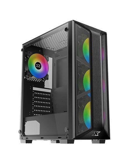 iShopping - Xigmatek Trio Tempered Glass ARGB Mid Tower Gaming Case