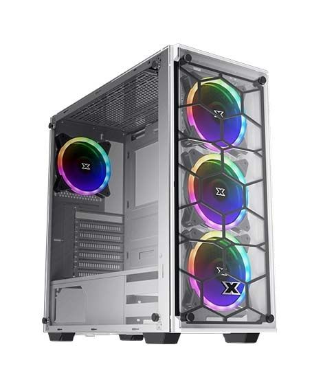 iShopping - Xigmatek Venom X Arctic Tempered Glass ARGB Mid Tower Gaming Case