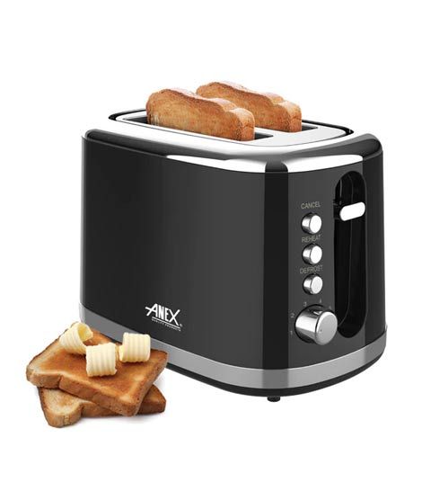 iShopping - Anex 2 slice Toaster Black (AG-3008)