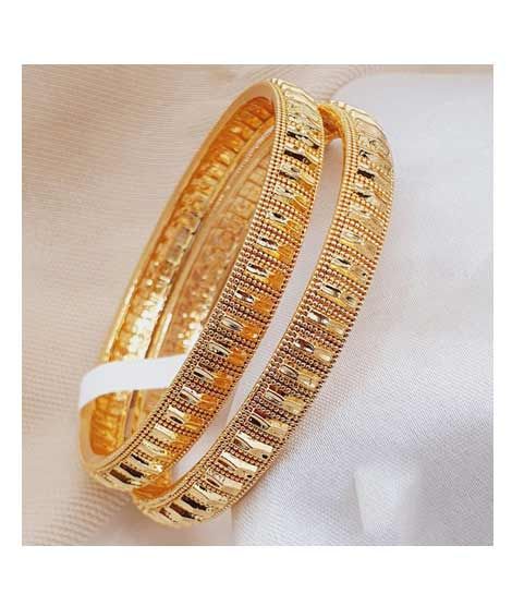 iShopping - Zamzam Gold Plated Kara Pair (0162)