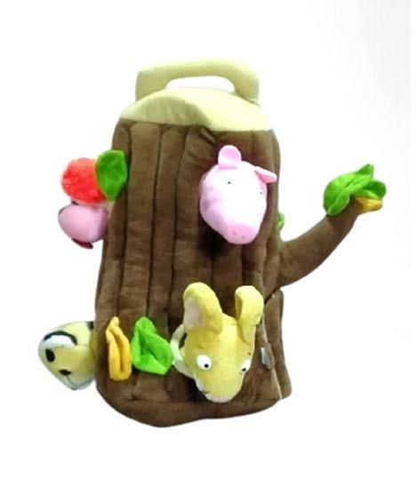 ZT Fashions Stuffed Animal With Tree Home Toy