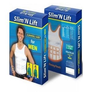 Shop Zone Slim N Lift Vest For Men White-Large