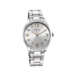 Titan Urban Collection Analog Men's Watch - Silver (1802SM08)