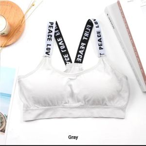 Rg Shop Artifical Sports Padedd Bra For Women-White