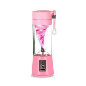 Sasti Market Portable USB Rechargeable Juicer Blender Pink (0052)