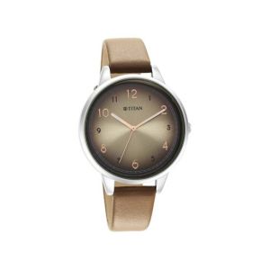 Titan Trendsetters Collection Women's Leather Watch - Brown (2648SL06)