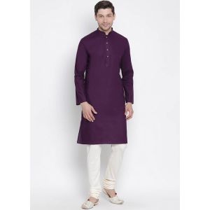 RG Shop Purple Kurta Pajama