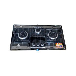 3 Burners Square Design NG Gas Hob 