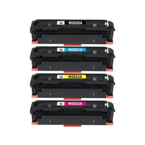 HP Toner Cartridges Without Chip - Set Of 4 (414A)