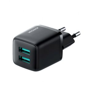 Joyroom Dual USB Port Fast Charger Black (L-2A121)