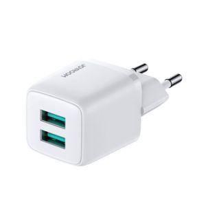 Joyroom Dual USB Port Fast Charger White (L-2A121)