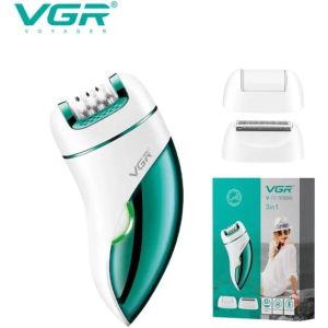 VGR Professional 3 in 1 Hair Removal Epilator For Women (V-731)