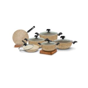 Cambridge Jasper Non Stick Cookware Set Of 17 Pcs (NGP6617)