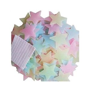 Sasti Market Glowing Stars Wall Stickers - 100 PCS