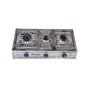 National 3 Burners Gas Hob (AL-1007)