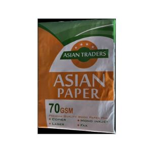 Asian Traders Wood Pulp A4 Size Paper - 500 Sheets