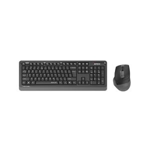 A4tech 2.4G QuietKey Wireless Keyboard Mouse Grey (FGS1035Q)