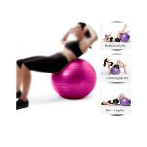 Aair Medicals Yoga Gym Ball With Air Pump (55cm)