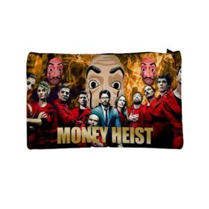 Traverse Money Heist Digitally Printed Pencil Pouch (T796)