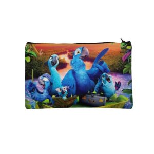 Traverse Rio Blue Printed Pencil Pouch (T219)