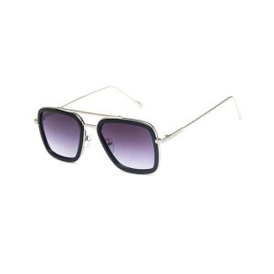 Afreeto Men Square Retro Cool Sunglasses Purple