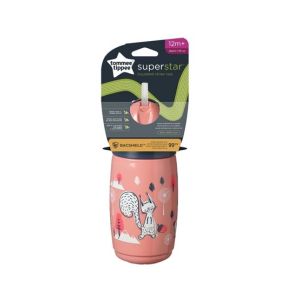 Tommee Tippee Insulated Straw Cup Peach 266ml (TT-447825)