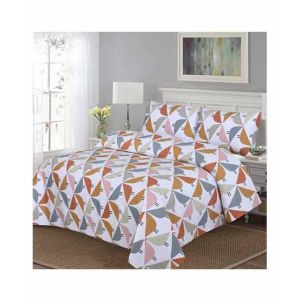 Al-Fatah Multi Azola King Size Bed Sheet Set