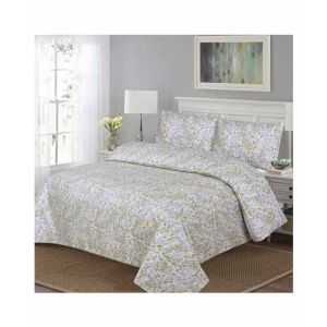 Al-Fatah Yellow Temptation King Size Bed Sheet Set