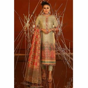 Al Karam Festive Collection 2020 3 Piece (FC-14F-20-Sea Green)