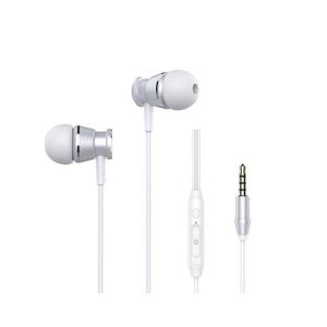 Al Medina Lot Metal In-Ear Handsfree White