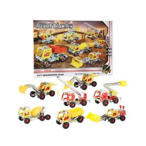 Shopeasy Construction Vehicle Building Blocks Set For Kids