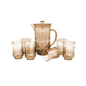 Appollo Serene Acrylic Water Set-Amber Yellow