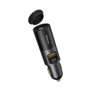 Baseus Share Together Car Charger with Cigarette Lighter Expansion Port (CCBT-C0G)