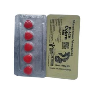 A1 Store Black Cobra 125 Tablet For Men 125mg