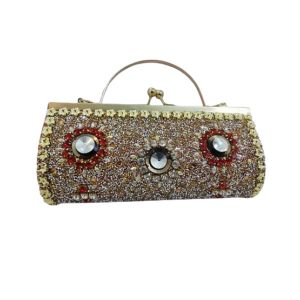 AMS Full Fancy Bridal Clutch Red (ART04)