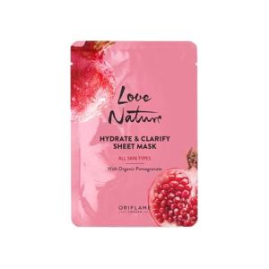 Oriflame Love Nature Hydrate & Clarify Sheet Mask 24ml (44282)