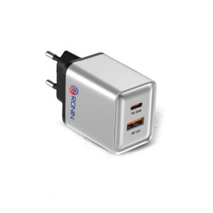 Ronin 33W Type-C To Type-C PD Charger Silver (R-6010)