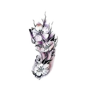 M.Mart Waterproof Dark Rose Flowers Temporary Tattoo