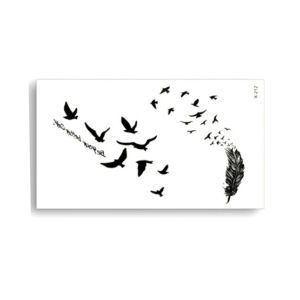 M.Mart Flying Birds Temporary Tattoo Sticker