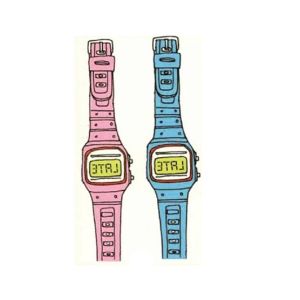 M.Mart Wrist Watch Temporary Tattoo Sticker