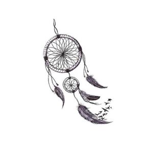 M.Mart Dream Catcher Pattern Temporary Tattoo Sticker