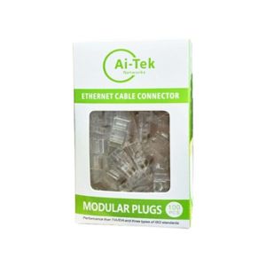 Ai-Tek RJ45 UTP CAT6 Connector Box - 100Pcs