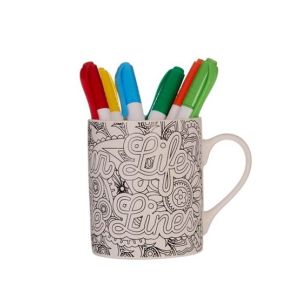 Premier Home Color Your Life Outside The Lines Mug (723024)